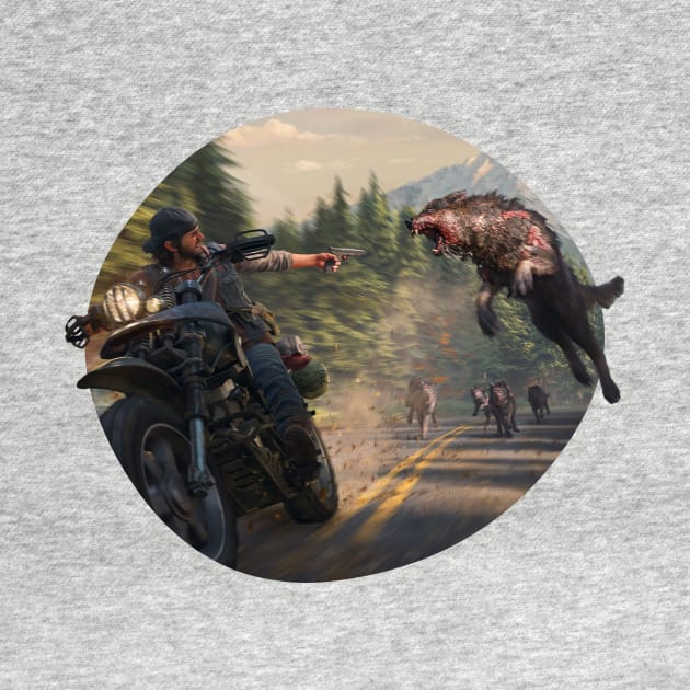 Days gone T-shirt and Accessories gift ideas for gamers by MIRgallery